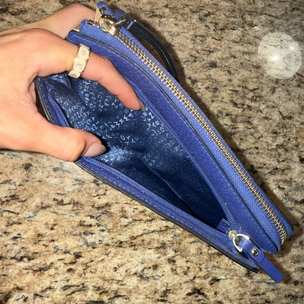 Kate Spade Royal Blue Wallet wristlet